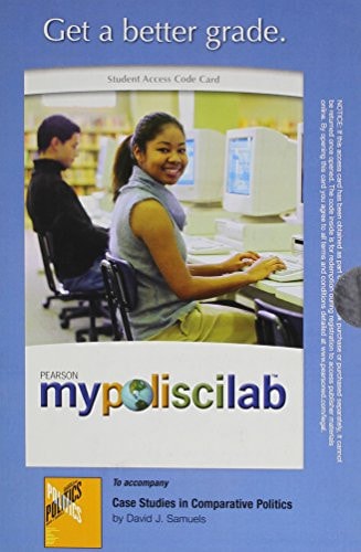 MyPoliSciLab without Pearson eText: Standalone Access Card for Case Studies in Comparative Politics