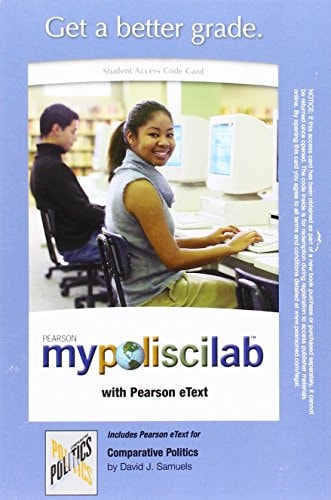 MyPoliSciLab with Pearson eText: Standalone Access Card for Comparative Politics