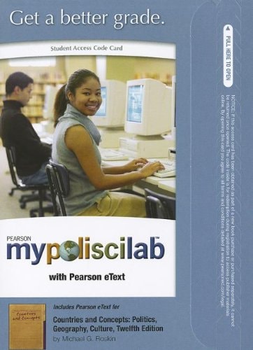 MyPoliSciLab with Pearson eText -- Standalone Access Card -- for Countries and Concepts: Politics, Geography, Culture (12th Edition)