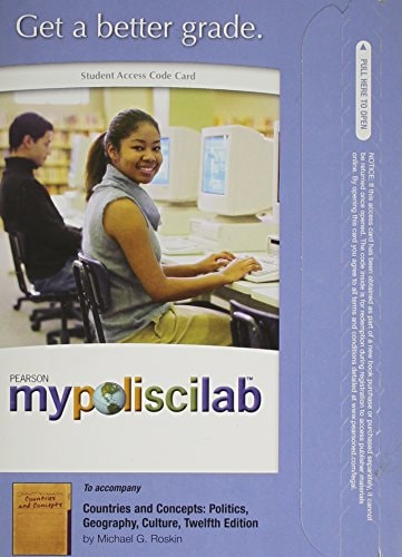 MyPoliSciLab without Pearson eText -- Standalone Access Card -- for Countries and Concepts: Politics, Geography, Culture (12th Edition)