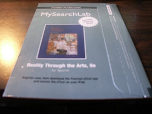 MySearchLab with Pearson eText -- Standalone Access Card -- for Reality Through the Arts (8th Edition)