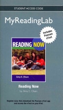 NEW MyReadingLab with Pearson eText -- Standalone Access Card -- for Reading Now