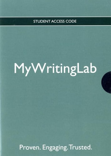 New MyWritingLab Valuepack Access Card