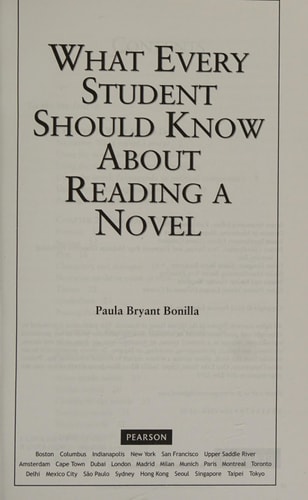 What Every Student Should Know About Reading a Novel