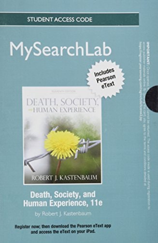 MySearchLab with Pearson eText: Standalone Access Card for Death, Society and Human Experience