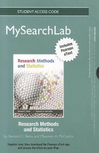MySearchLab with Pearson eText: Standalone Access Card for Research Methods and Statistics
