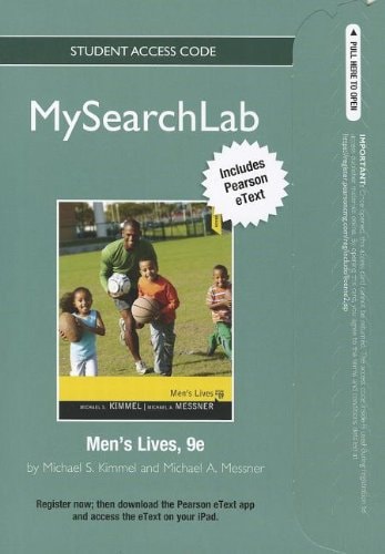 Men's Lives Mysearchlab With Pearson Etext Standalone Access Card