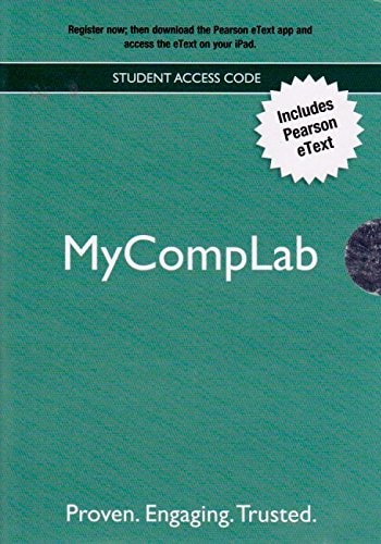 NEW MyCompLab with Pearson eText: Standalone Access Card for Student's Book of College English: Rhetoric, Reader, Research Guide and Handbook