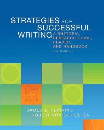MyWritingLab with Pearson eText -- Standalone Access Card -- for Strategies for Successful Writing: A Rhetoric, Research Guide, Reader, and Handbook (10th Edition)