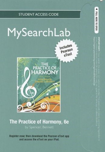 MySearchLab with Pearson eText: Standalone Access Card for The Practice of Harmony