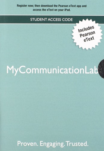 NEW MyLab Communication with Pearson eText -- Valuepack Access Card