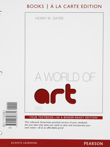 A World of Art: MyArtsLab Books, A La Carte Edition