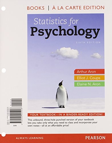 Statistics for Psychology