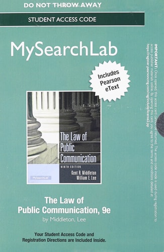 The Law of Public Communication