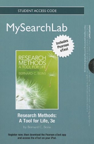 MySearchLab with Pearson eText: Research Methods: A Tool for Life