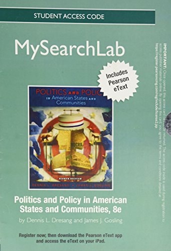 Politics and Policy in American States and Communities