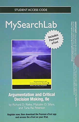 Argumentation and Critical Decision Making
