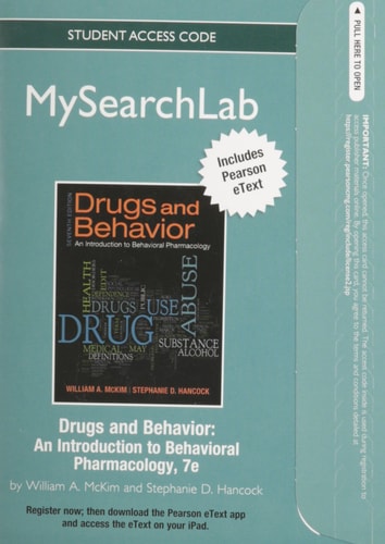 MySearchLab with Pearson eText: Standalone Access Card for Drugs & Behavior