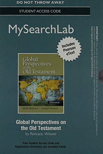 MySearchLab with Pearson eText: Standalone Access Card for Global Perspectives on the Old Testament
