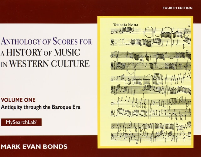 Anthology of Scores: Volume I for History of Music in Western Culture