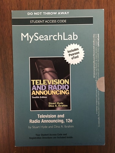 Television and Radio Announcing