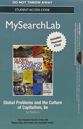 Global Problems and the Culture of Capitalism