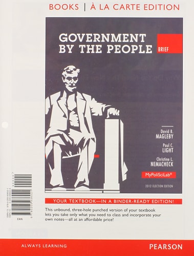 Government by the People: Brief 2012 Election Edition