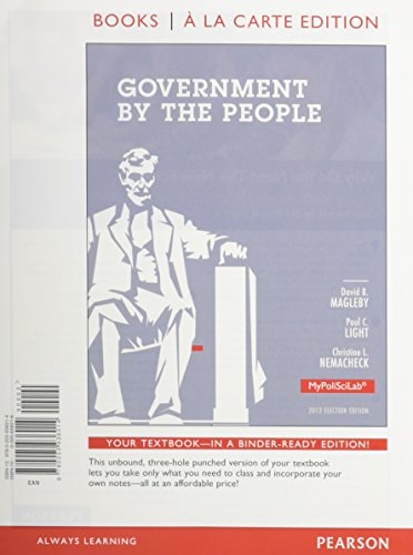 Government by the People: 2012 Election Edition