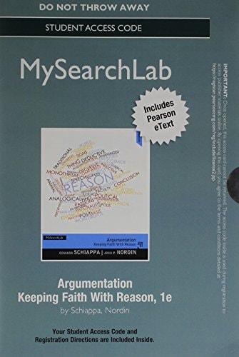 Argumentation: Keeping Faith with Reason