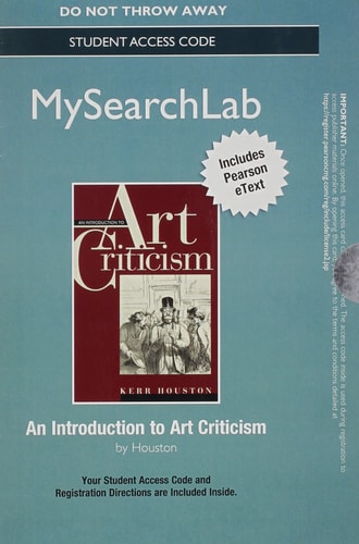 Introduction to Art Criticism: Histories, Strategies, Voices
