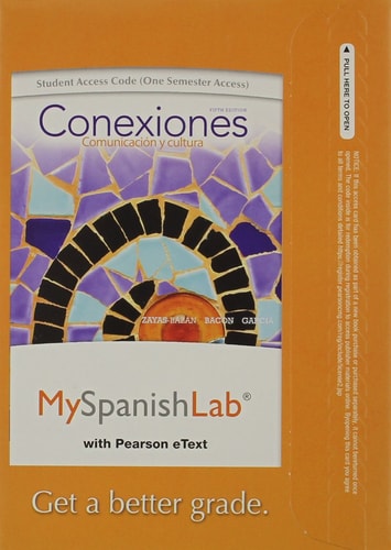 MyLab Spanish with Pearson eText: Access Card for Conexiones: Comunicacion y cultura