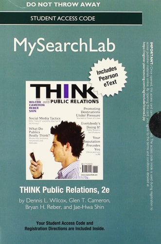 MyLab Search with Pearson eText: Standalone Access Card for THINK Public Relations