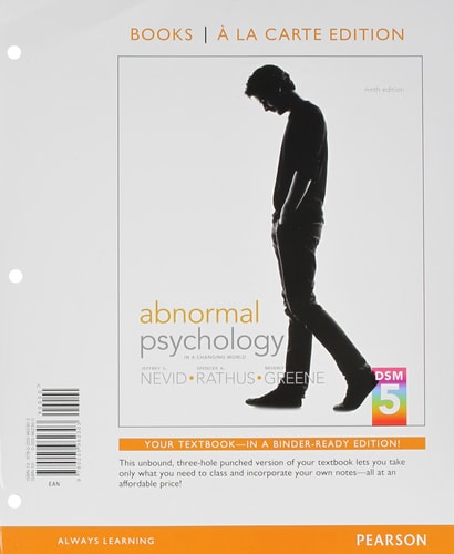 Abnormal Psychology in a Changing World