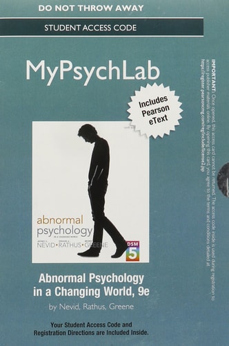 Abnormal Psychology in a Changing World