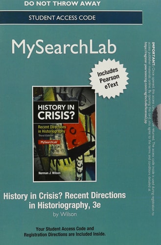 History in Crisis?: Recent Directions in Historiography