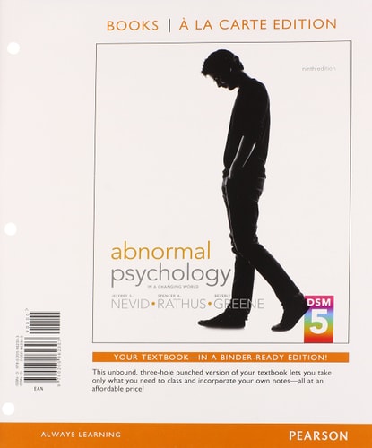 Abnormal Psychology in a Changing World