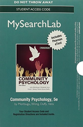 MySearchLab with Pearson eText: Standalone Access Card for Community Psychology