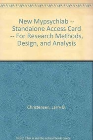 Research Methods, Design, and Analysis