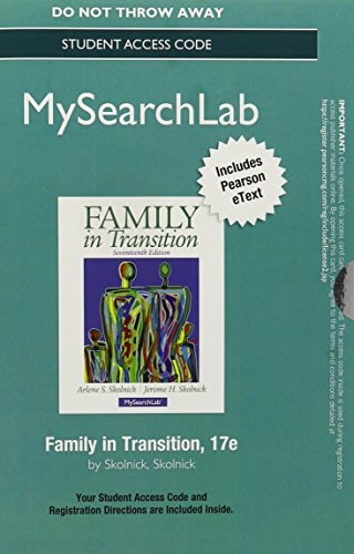 MySearchLab with Pearson eText: Standalone Access Card for Family in Transition