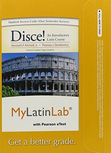 MyLab Latin with Pearson eText: Access Card for Disce! An Introductory Latin Course