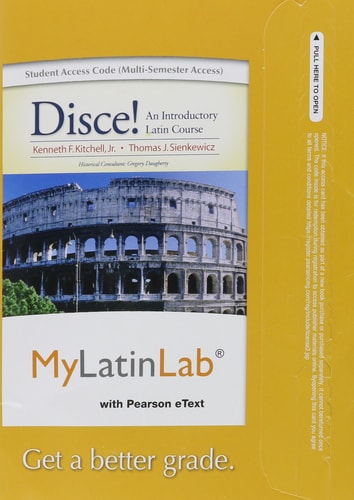 MyLab Latin with Pearson eText: Access Card for Disce! An Introductory Latin Course