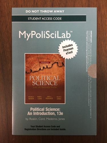 NEW MyLab Political Science with Pearson eText -- Standlone Access Card -- for Political Science: An Introduction (13th Edition)