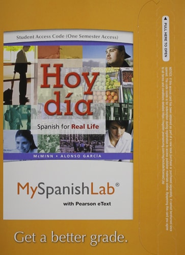MyLab Spanish with Pearson eText: Access Card for Hoy día: Spanish for Real Life Vols 1 & 2