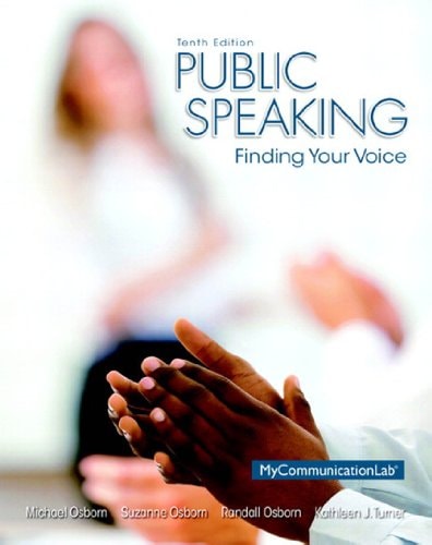 Public Speaking: Finding Your Voice, (2-downloads)