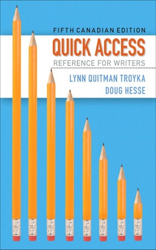 Quick Access: Reference for Writers