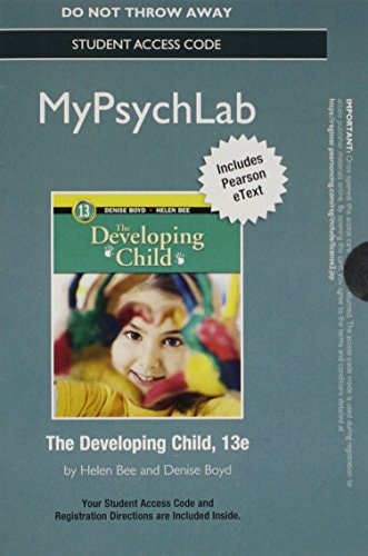 NEW MyLab Psychology with eText: Standalone Access Card for The Developing Child