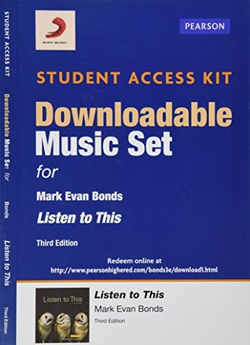 Listen to This (3rd Edition): Sony Music Download Access Card