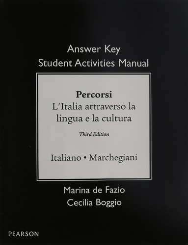 SAM Answer Key for Percorsi: L'Italia attraverso la lingua e la cultura