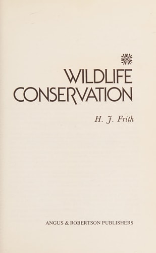 Wild Life Conservation