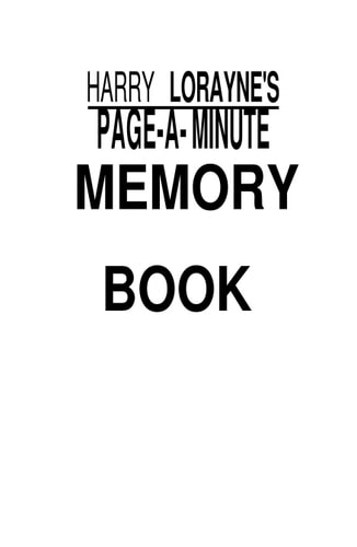 Page-a-Minute Memory Book
